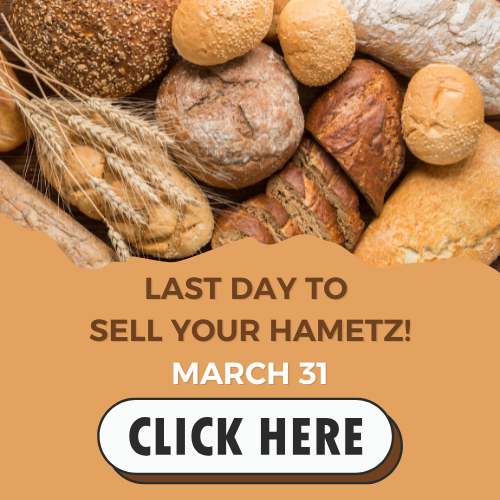 Last Day to Sell Hametz