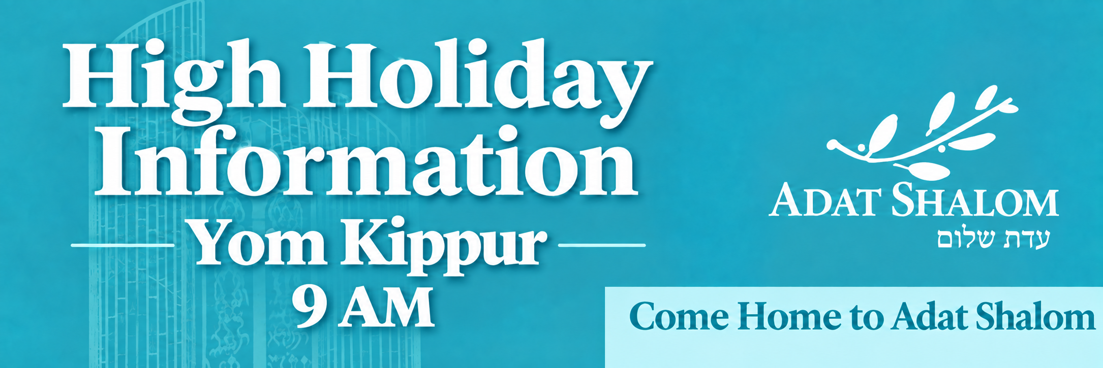 Yom Kippur Services